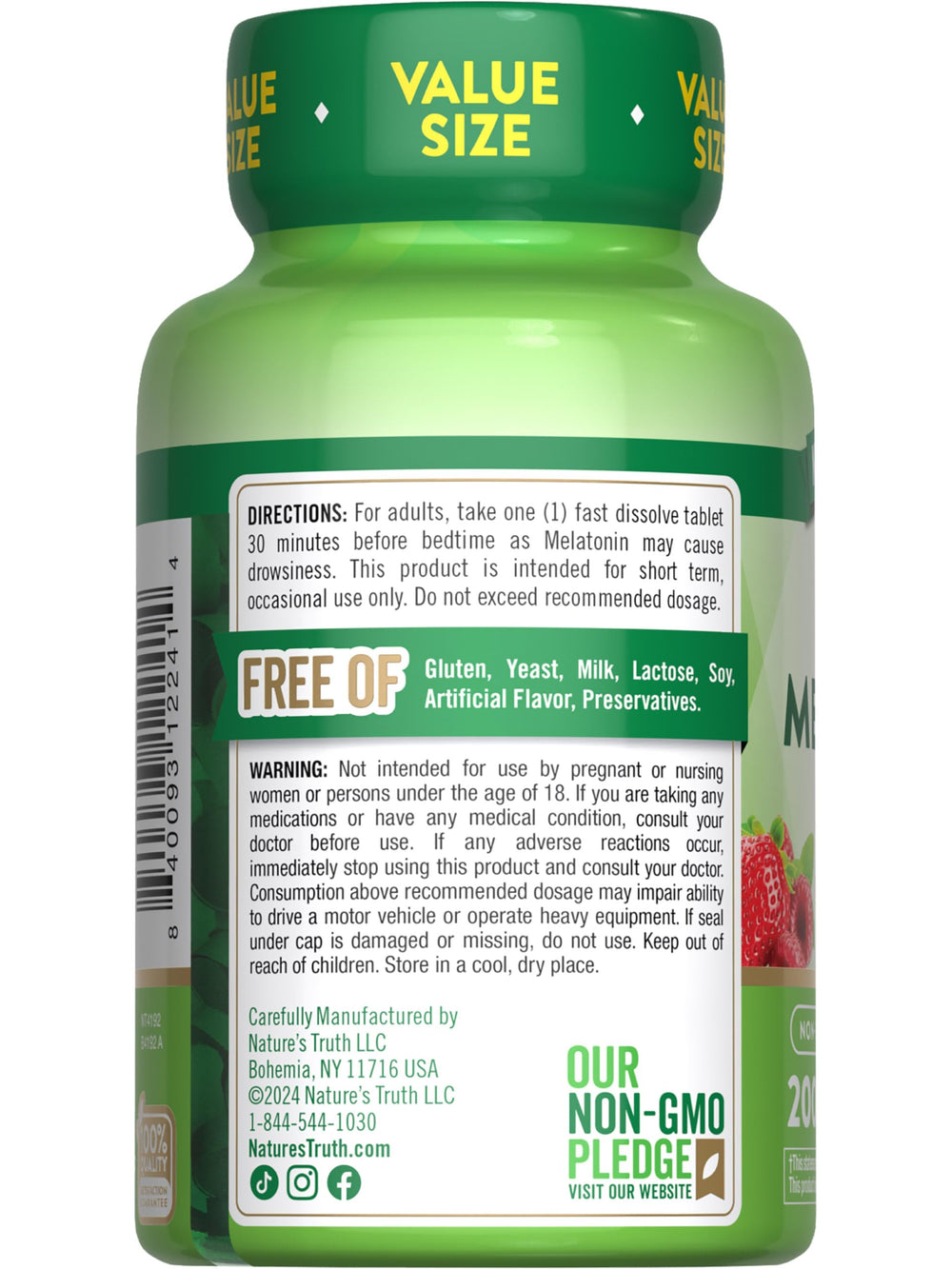 Evening routine with Nature's Truth melatonin for smoother wind-down.