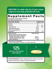 Close-up of lemon-flavored softgels from Nature's Truth Omega-3 for easy swallowing.