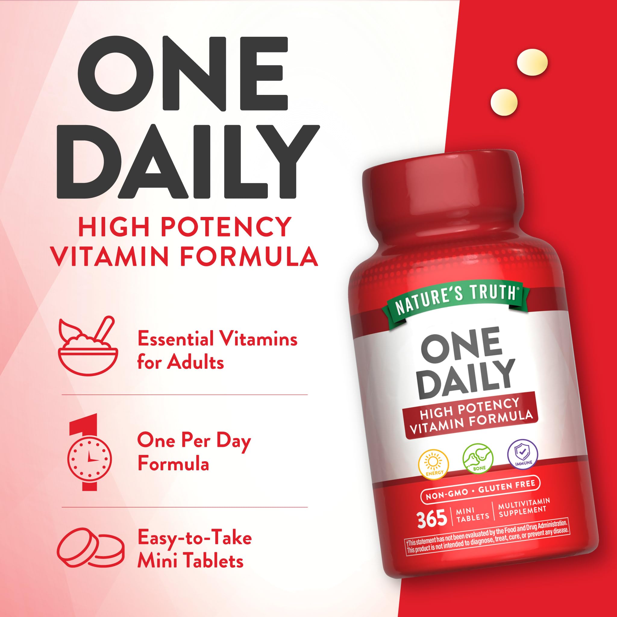 Nature's Truth One Daily Multivitamin in daily-use pack for routine
