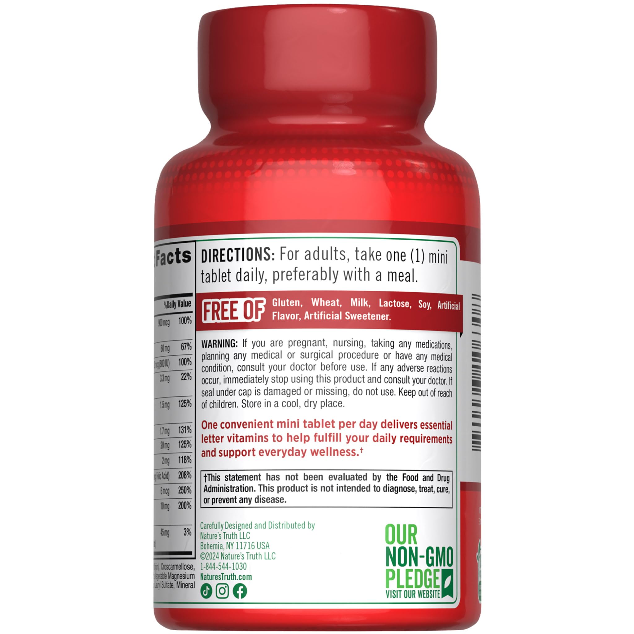 Nature's Truth multivitamin on a shelf for convenient daily support