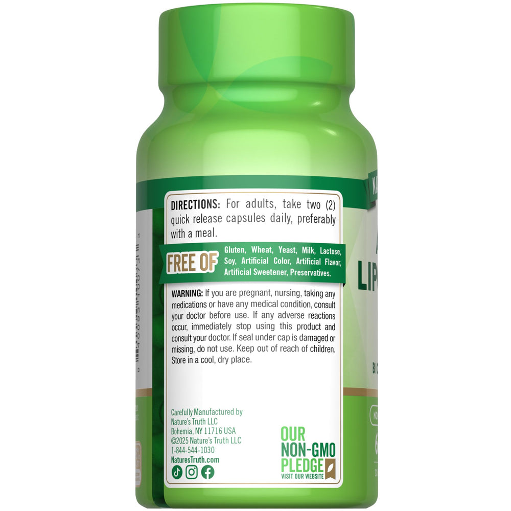 Nature's Truth packaging design on a sturdy bottle for daily dosing.