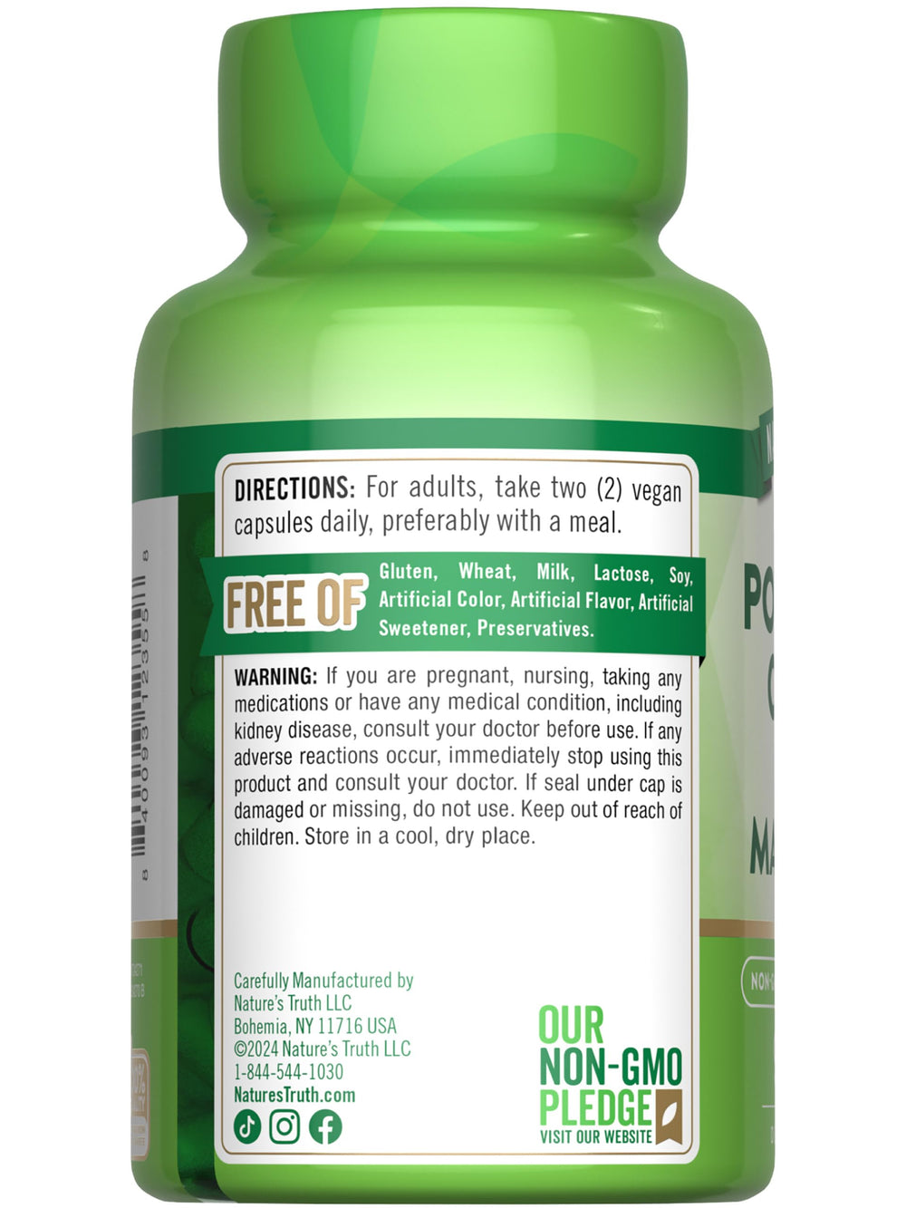 Nature's Truth packaging in lifestyle setting suggests a simple daily mineral routine.