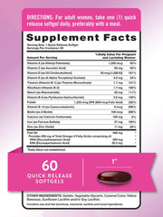 Nature's Truth Prenatal DHA and folic acid close-up with one-per-day capsule.