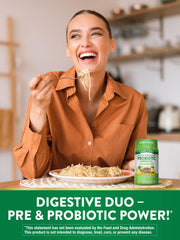 Nature's Truth Probiotic Gummies vegan gluten-free icons on packaging