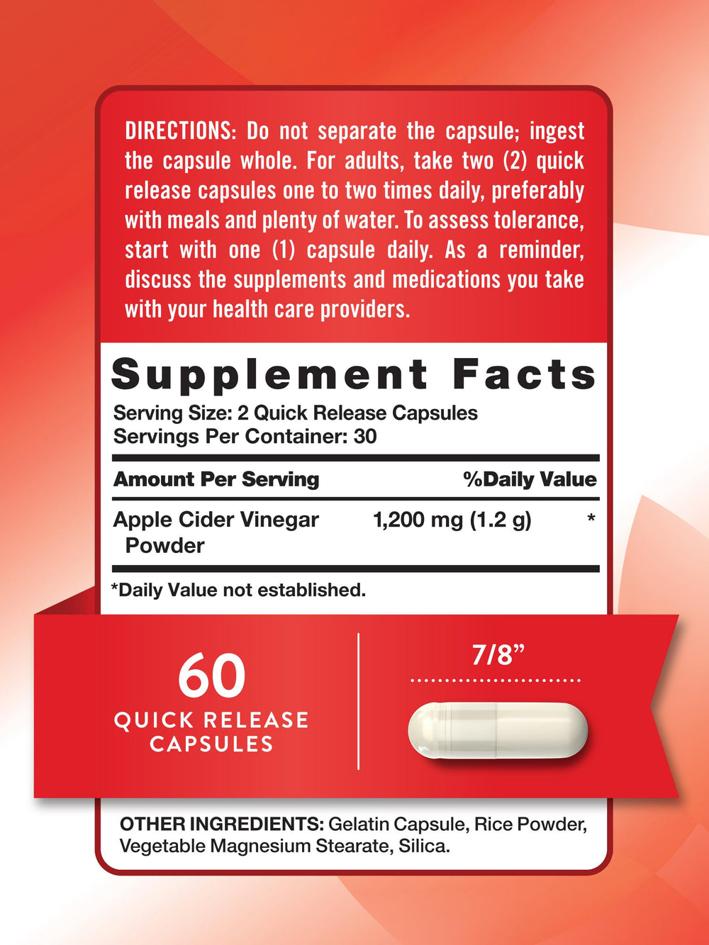 Close-up of Nature's Truth quick-release capsules for easy on-the-go supplementation.