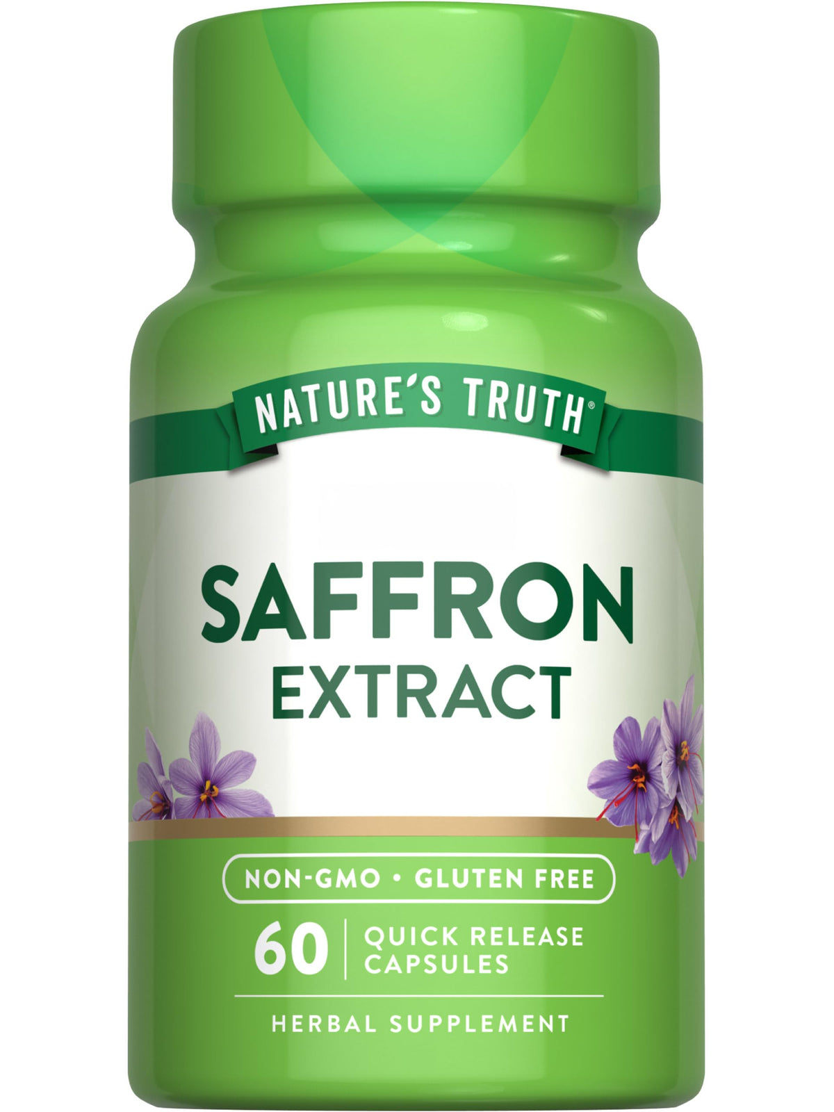 Nature's Truth saffron extract capsules for convenient daily use