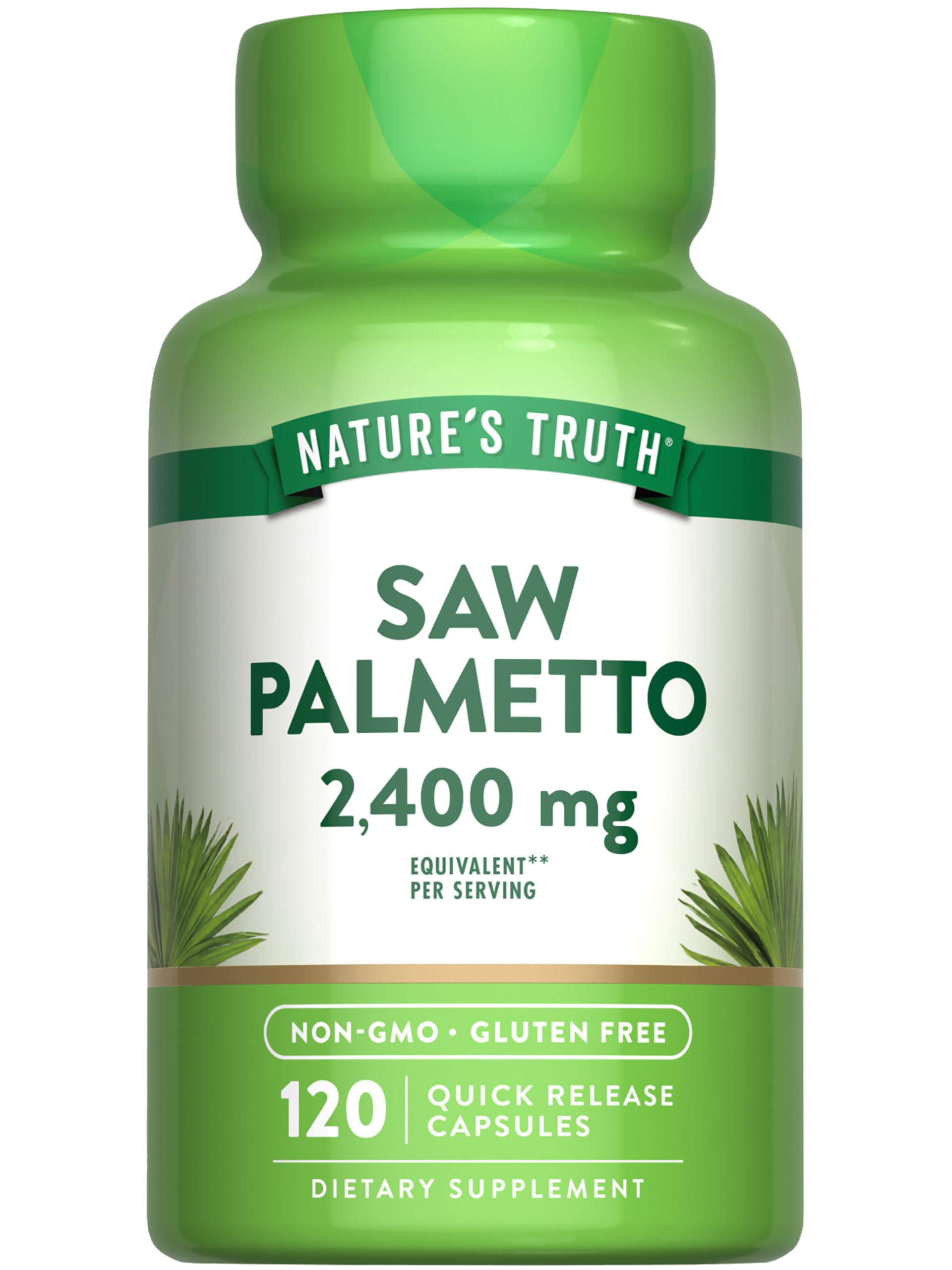 Nature's Truth Saw Palmetto Extract bottle for daily wellness support