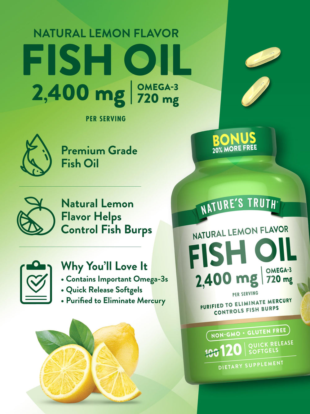 Nature's Truth brand highlighting three generations of vitamin innovators