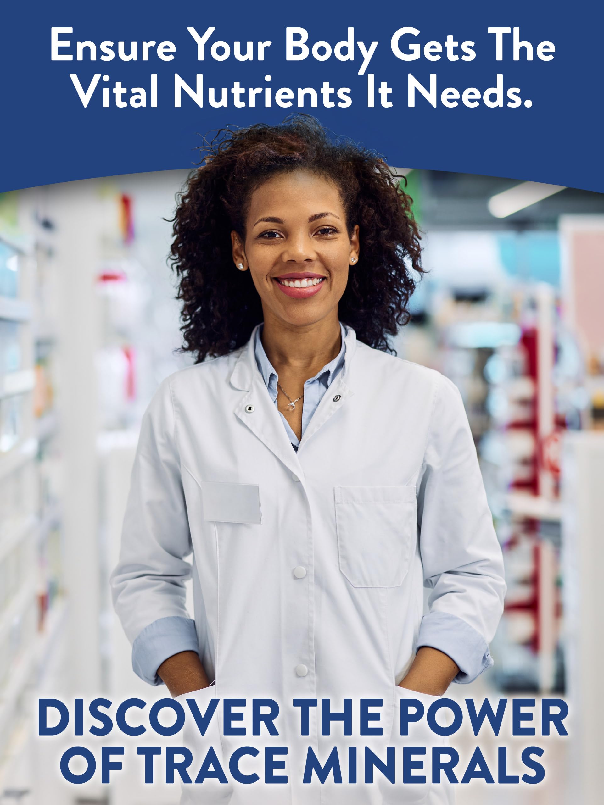 Nature's Truth Trace Minerals non-GMO certification seal signals quality.
