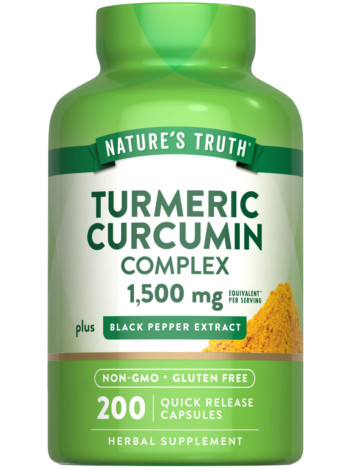 Nature's Truth Turmeric Curcumin Complex bottle in daily wellness routine