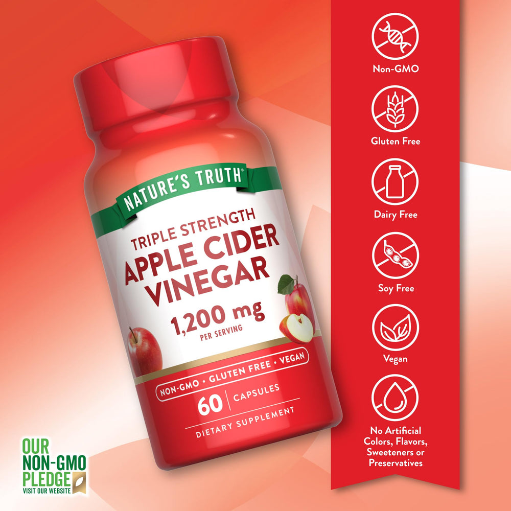 Nature's Truth vegan capsules inside bottle illustrate easy daily supplementation.