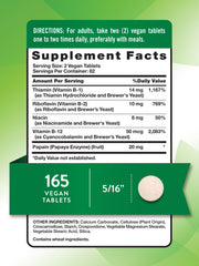 Nature's Truth Vitamin B Complex bottle label highlights clean ingredients and daily B vitamins