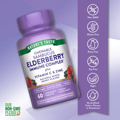 Nature's Truth Vitamin C Zinc chews for easy on-the-go supplementation.