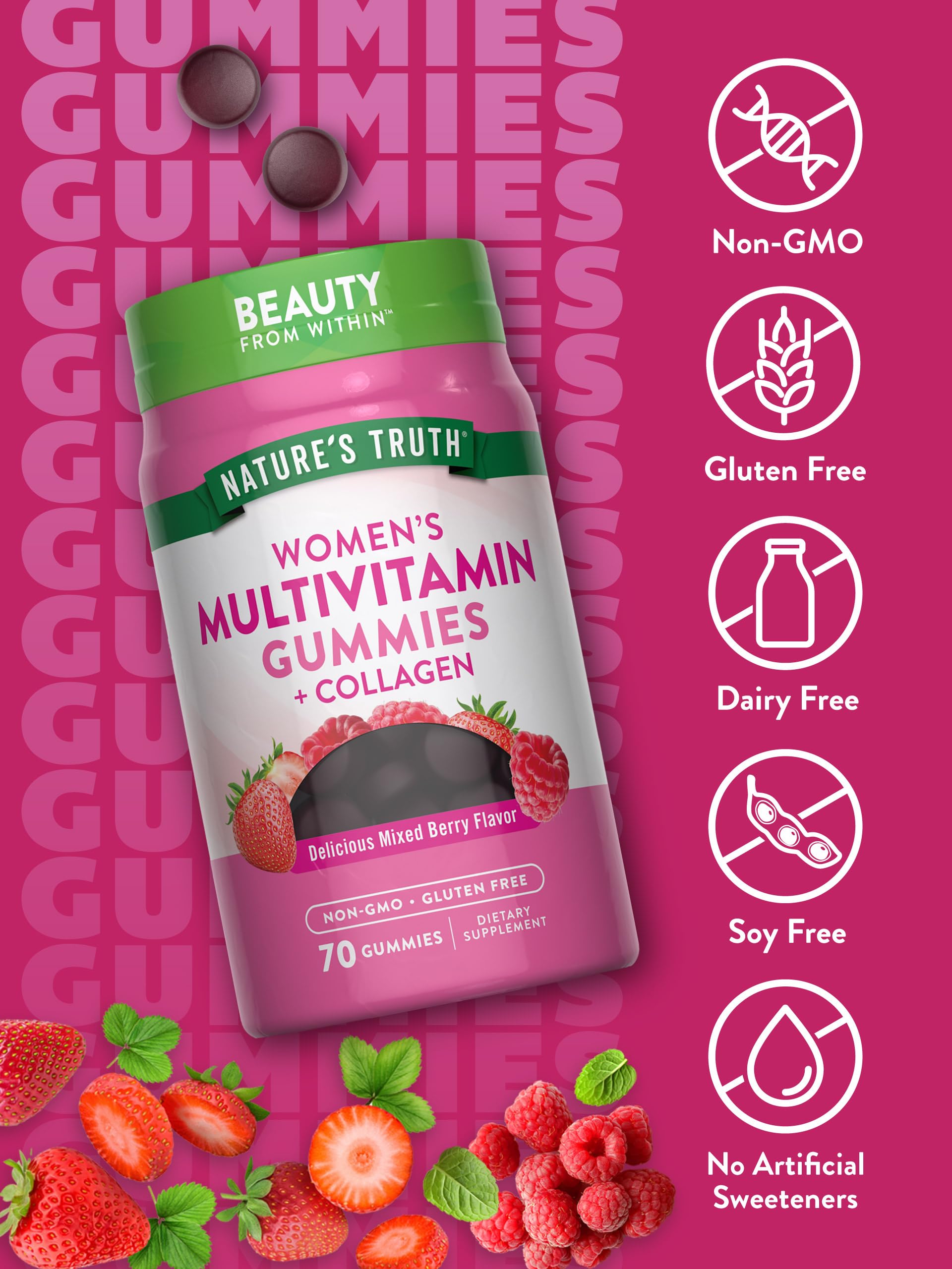 Packaging image showcasing gluten-free and Non-GMO attributes