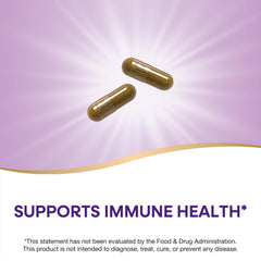 Graphic showing 900 mg per 2-capsule serving from Nature's Way.