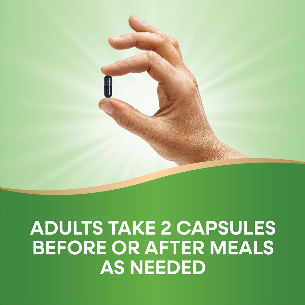 Nature's Way Activated Charcoal packaging varies for travel-friendly options.