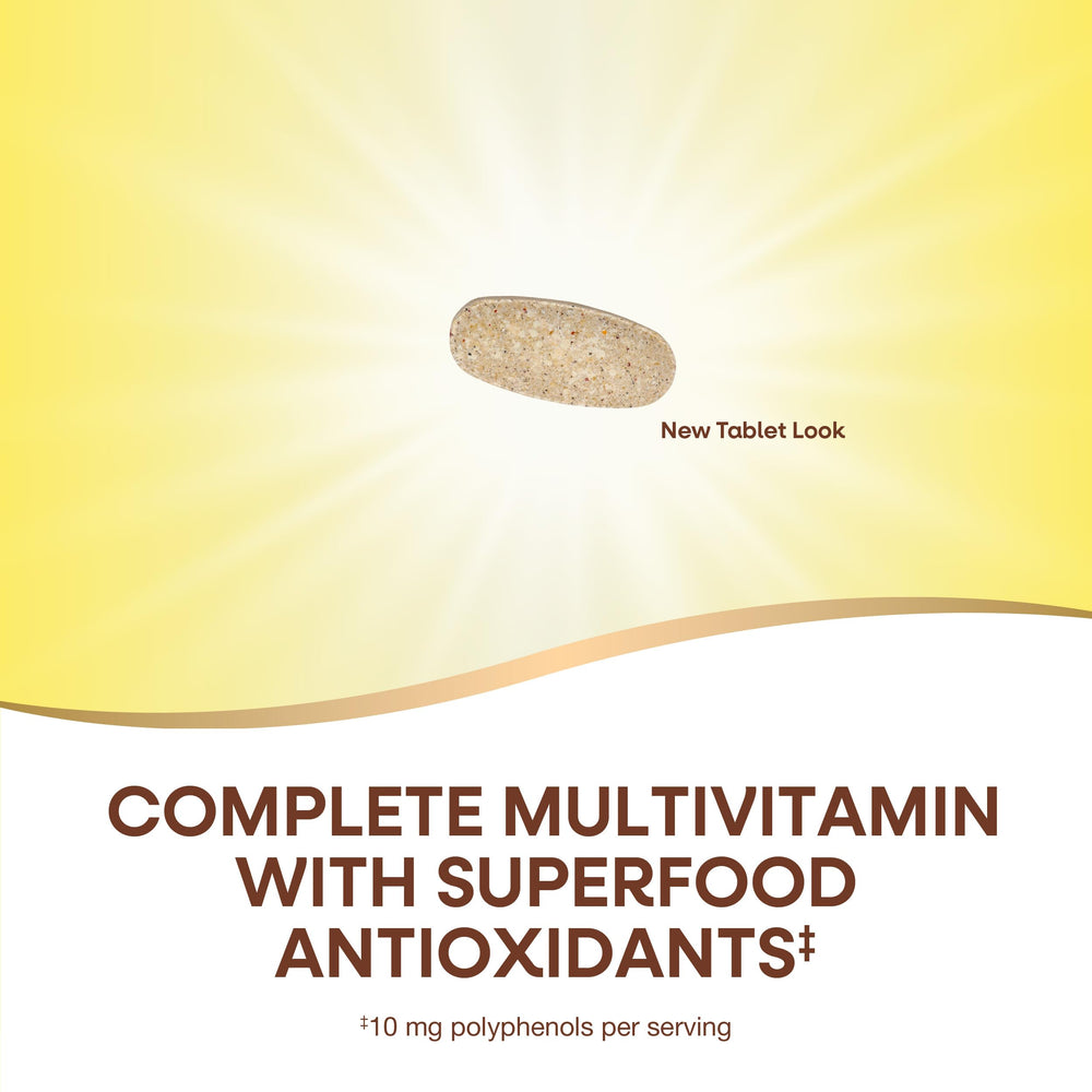 Nature's Way Alive! Men's Multivitamin label highlights gluten-free formula and key nutrients.