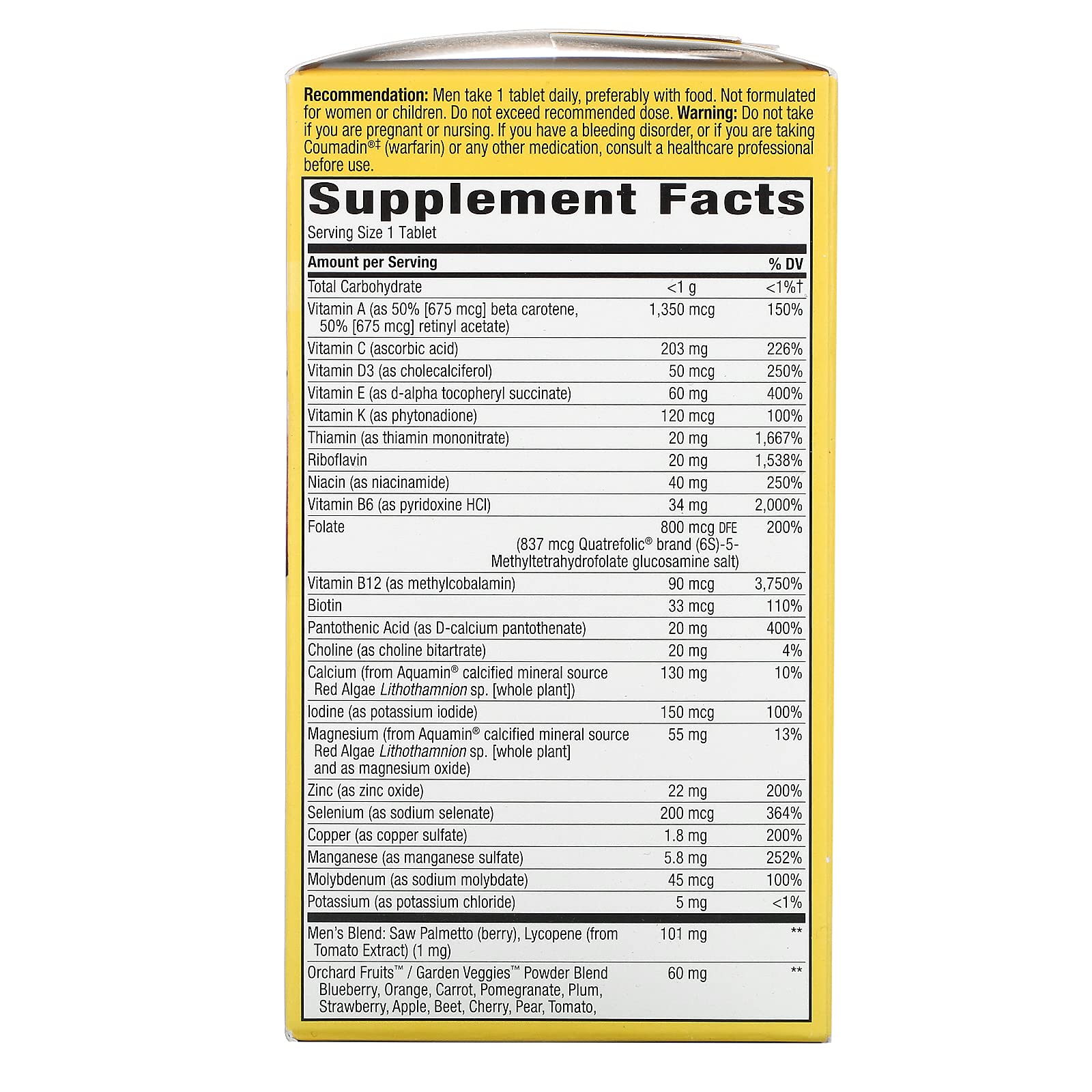 Nature's Way Alive! Once Daily 50+ capsule close-up emphasizes simple daily intake.
