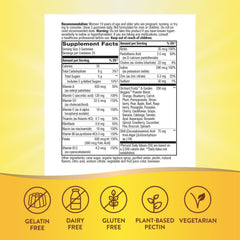 High potency folate per serving in Alive Prenatal gummies for fetal development support