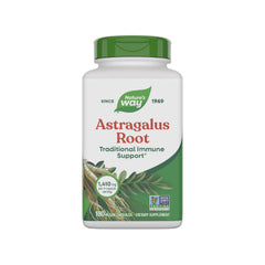 Nature's Way Astragalus Root bottle front shows traditional immune support appeal.