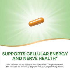 Nature's Way B-50 Complex vitamins close-up of ingredients and labels
