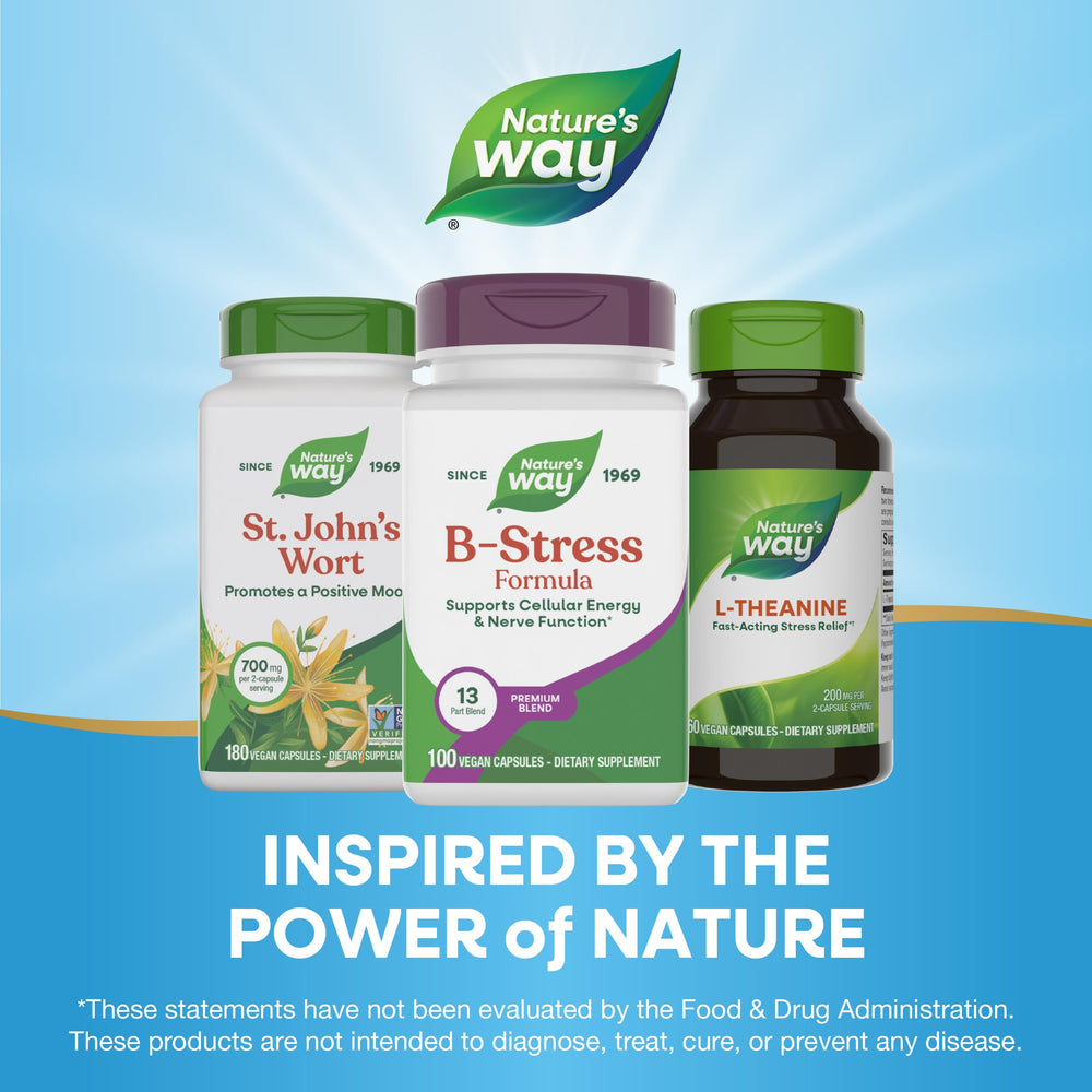 Nature's Way B-Stress daily-use reminder image for convenient wellness routine.