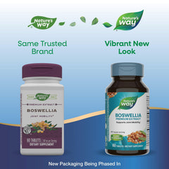 Nature's Way Boswellia Premium Extract tablets are vegan and gluten free