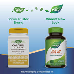 Nature's Way capsules serving image demonstrates easy daily calcium intake.