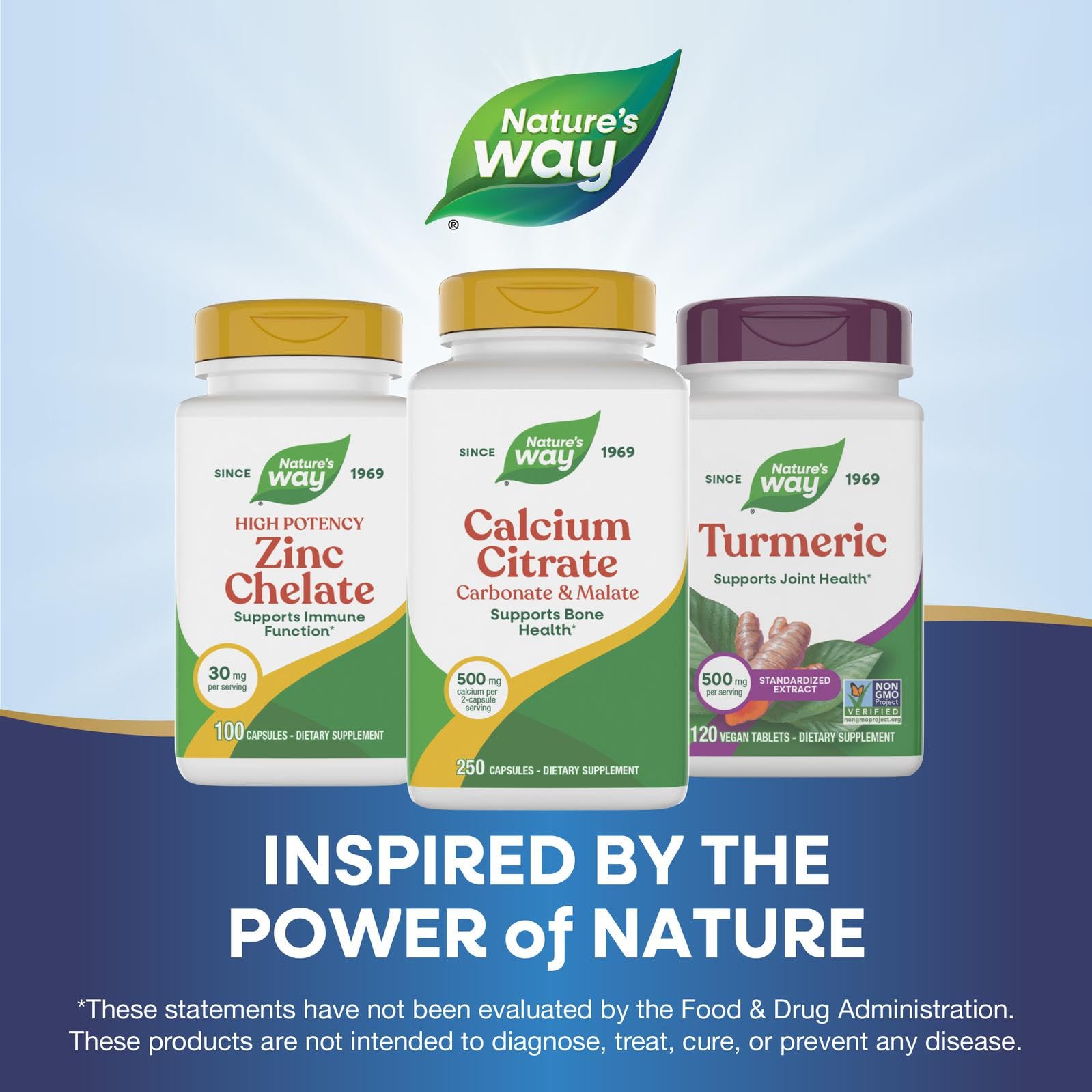 Nature's Way Calcium Citrate packaging label variation indicates reliable supply
