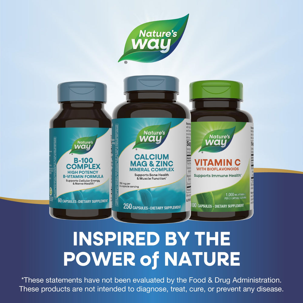 Packaging varies note for Nature's Way mineral complex