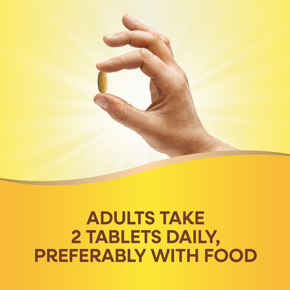Nutrition facts panel of Nature's Way Completia Diabetic Multivitamin emphasized