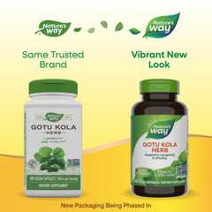 Gotu Kola product label with Non-GMO Project Verified seal