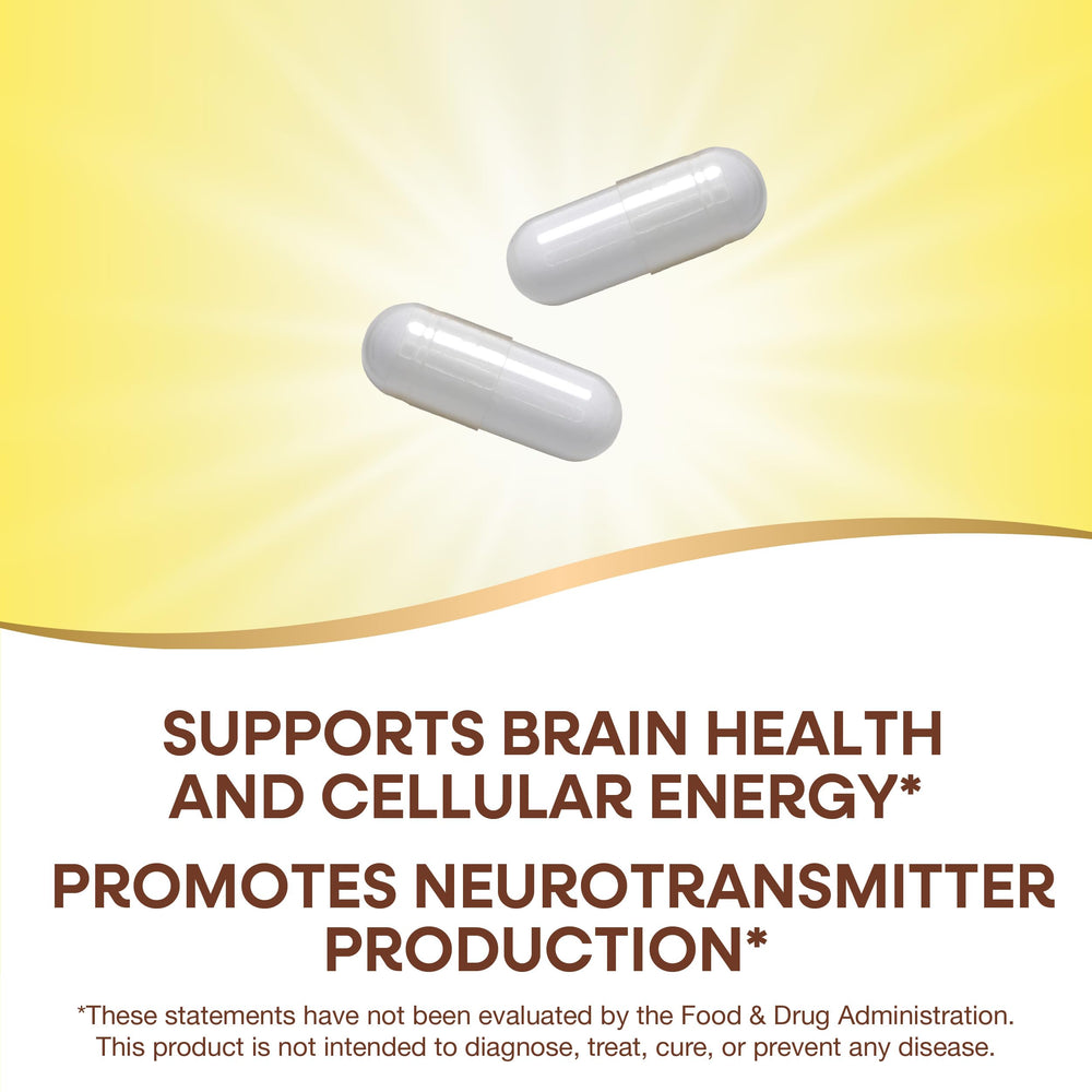 Nature's Way ingredients illustration on box highlights choline and inositol.