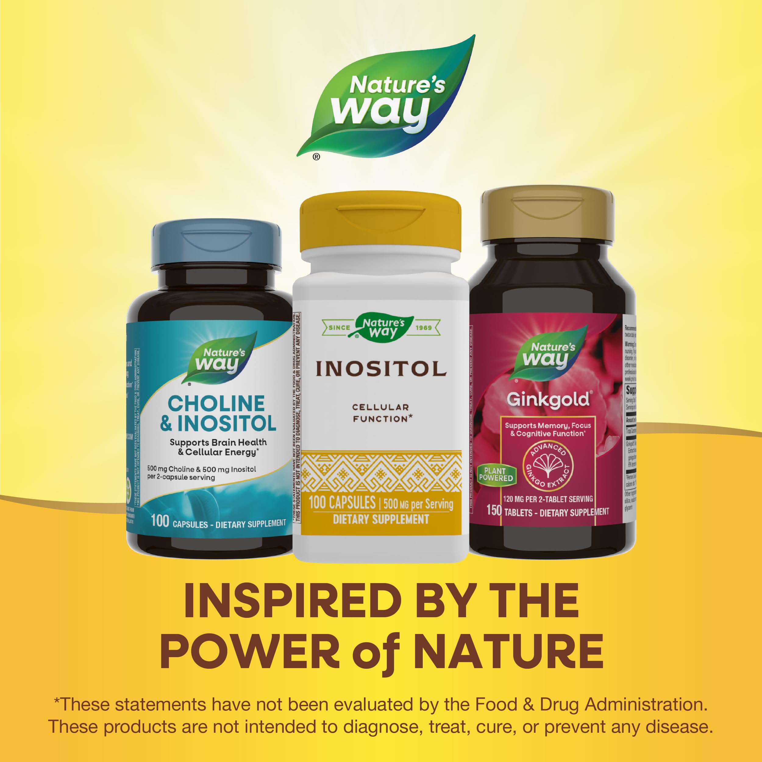 Nature's Way Inositol product shot on clean display.