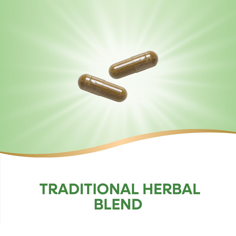 Nature's Way Kidney Bladder capsules back view, 900 mg per serving.