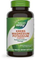 Nature's Way Krebs Magnesium Potassium Complex – Cellular Energy Support, 120 Tablets, Vegan & Gluten Free