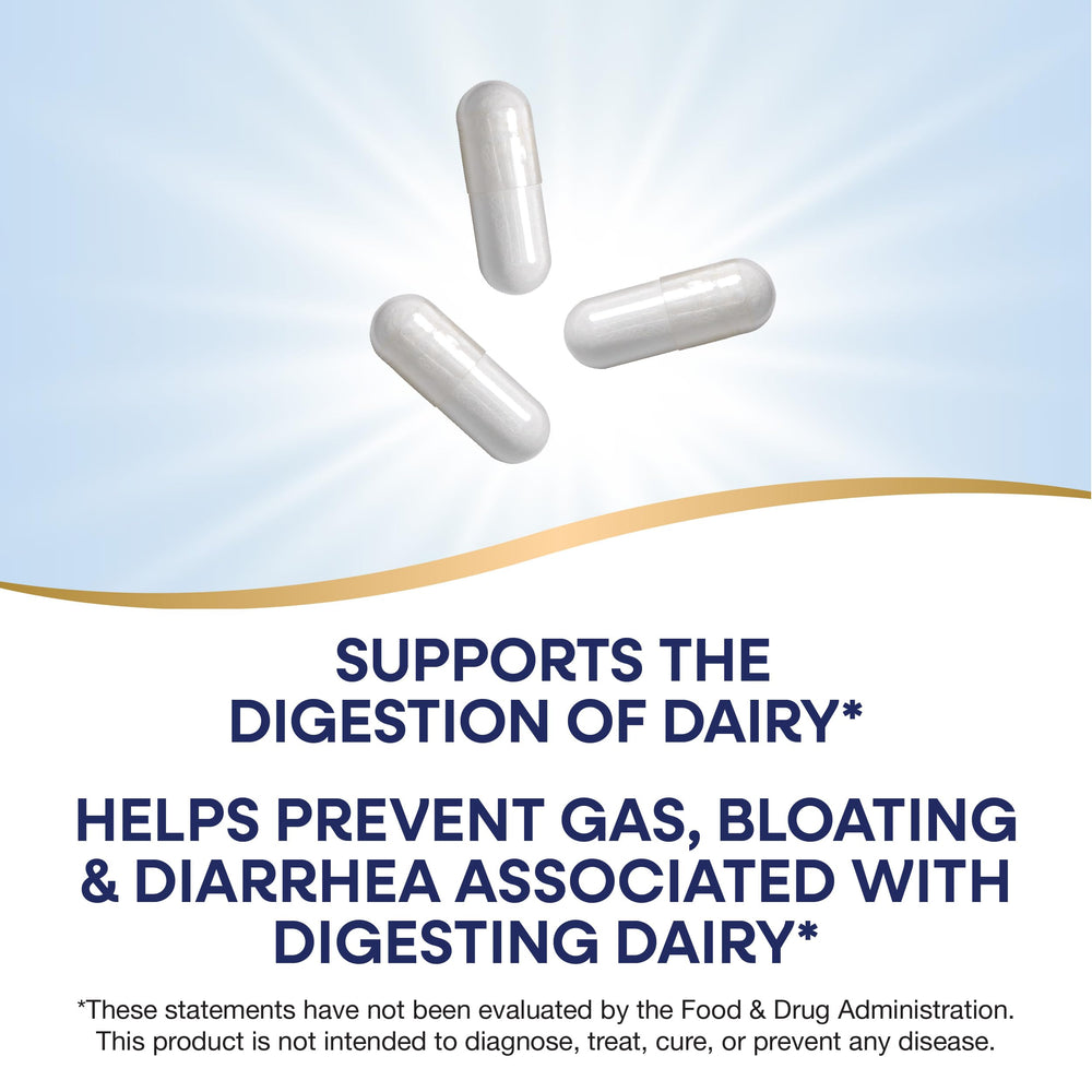 Nature's Way Lactose Defense label highlights dairy digestion support and clean ingredients