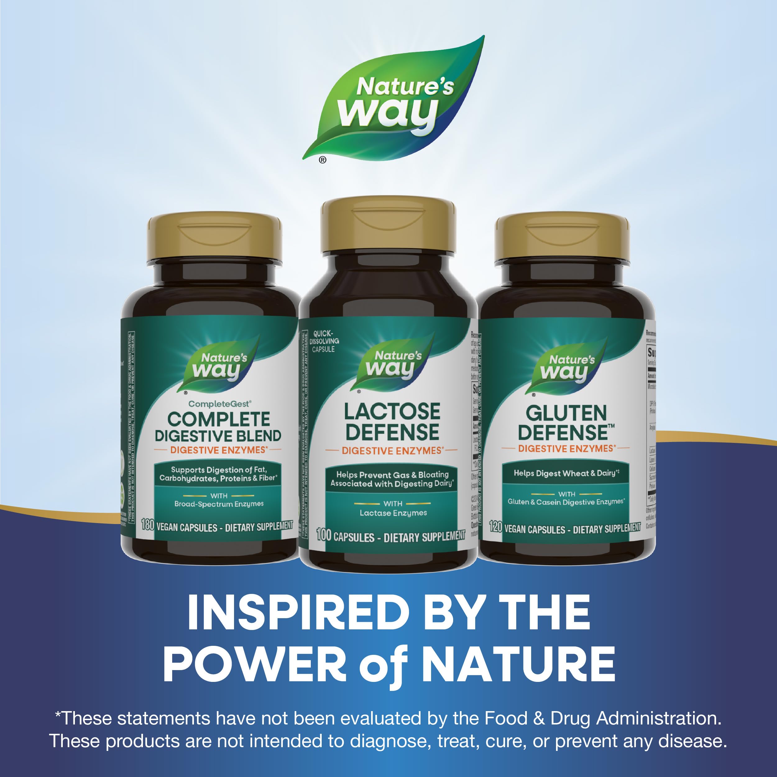 Lifestyle shot of a dairy-containing meal with Nature's Way Lactose Defense