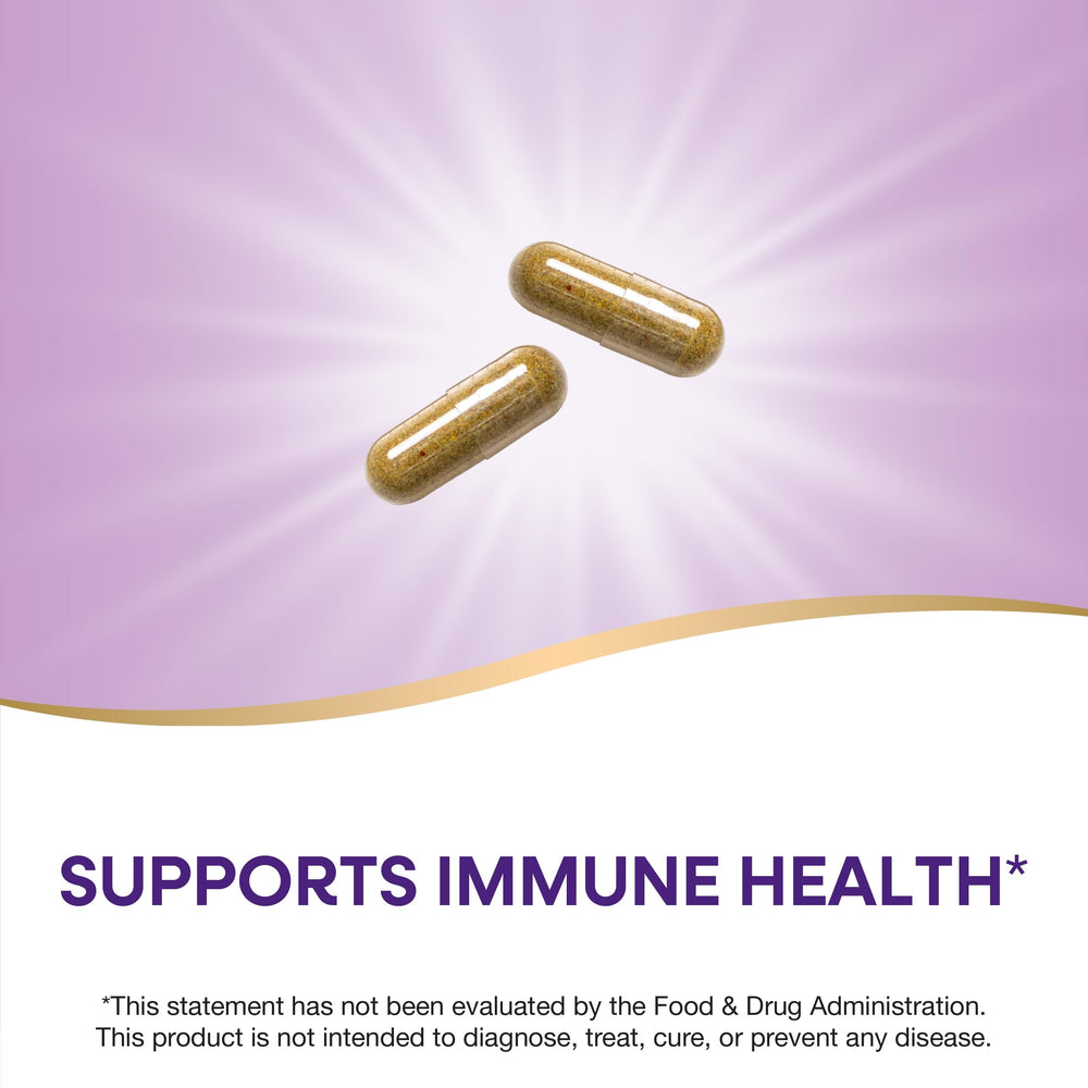 Nature's Way Non-GMO Project Verified seal highlights product integrity.