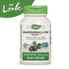 Pack of 2 Nature's Way Marshmallow Root bottles offering convenient multi-pack savings