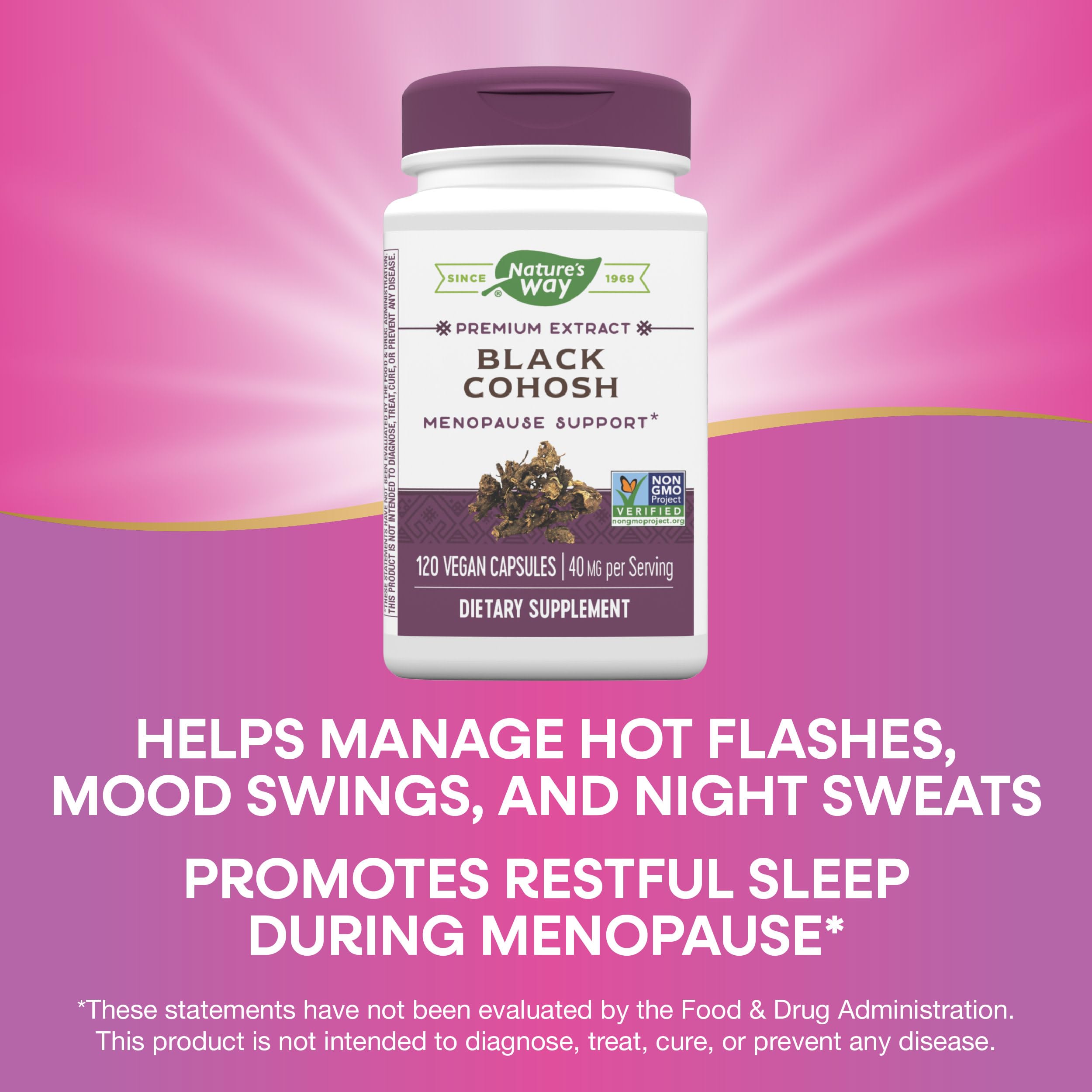 Nature's Way Premium Black Cohosh vegan capsules highlight allergen-friendly options for sensitive diets