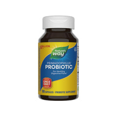 Nature's Way Primadophilus bottle supports balanced digestion during daily use.