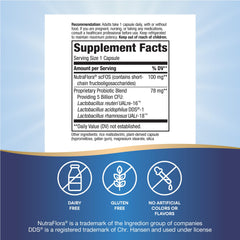Close-up of Primadophilus Reuteri capsules for easy daily consumption