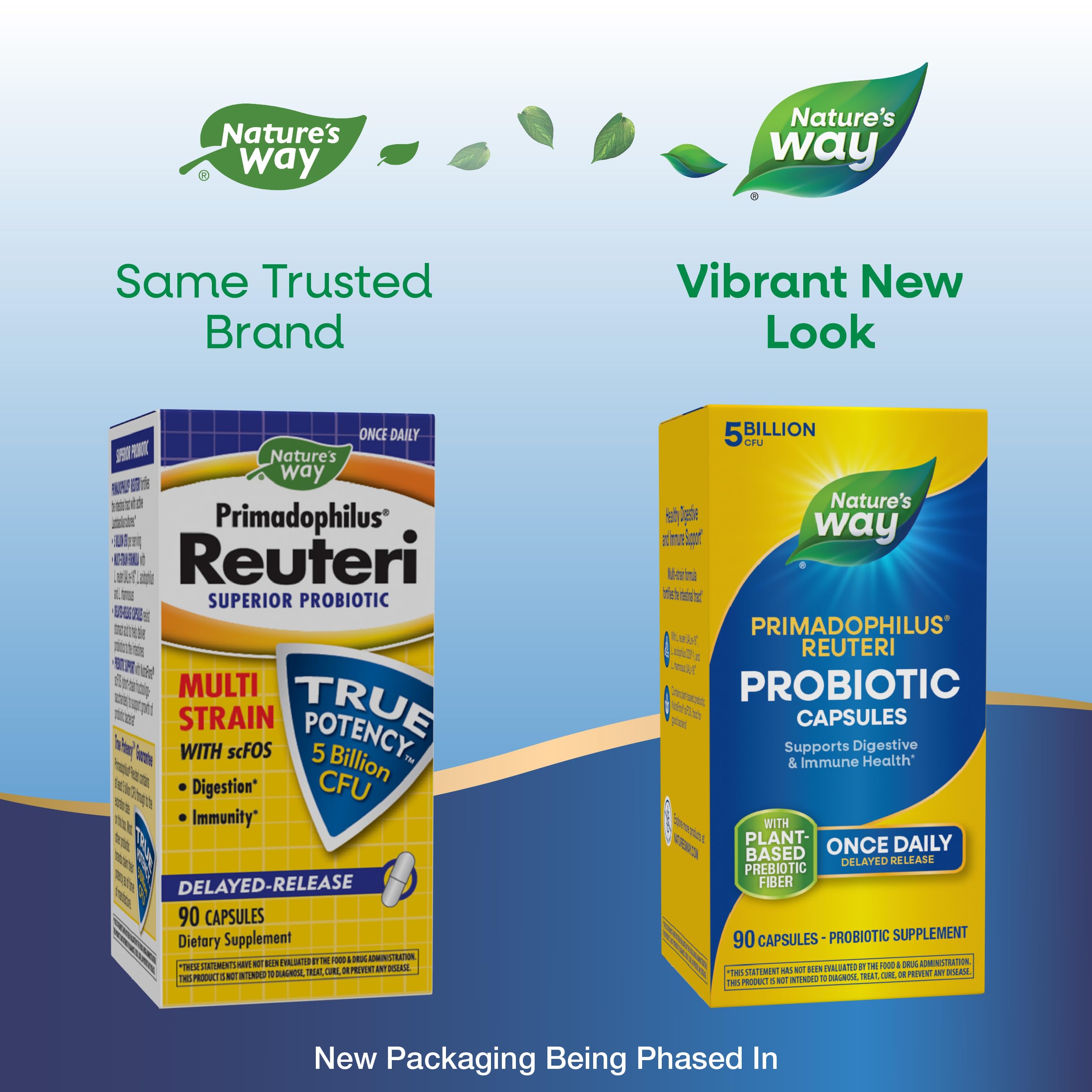 Primadophilus Reuteri packaging label highlights gluten-free formula