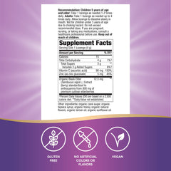Nature's Way Sambucus lozenges bottle ready for on-the-go use.
