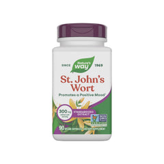 Nature's Way St. John's Wort bottle and capsules may support daily wellness.