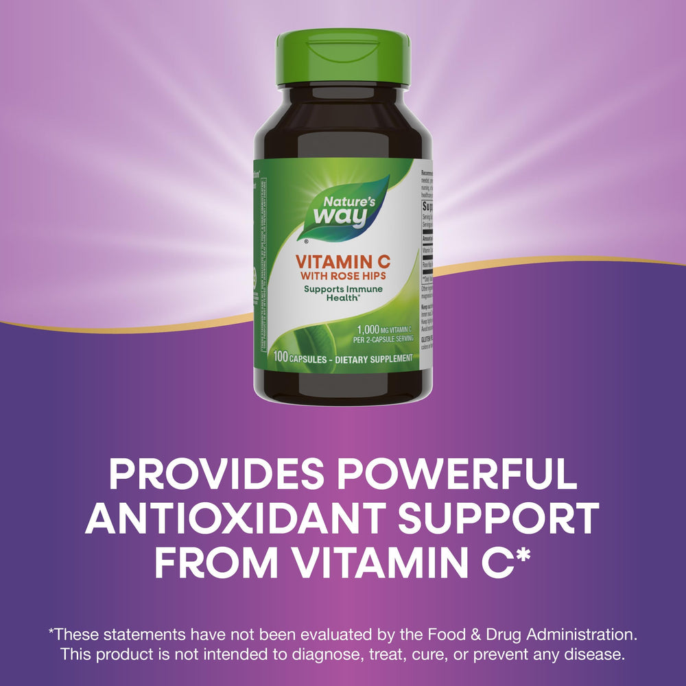Two capsules serving size displayed for daily supplementation