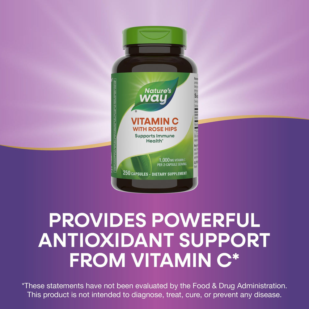 Nature's Way packaging details indicating no artificial colors