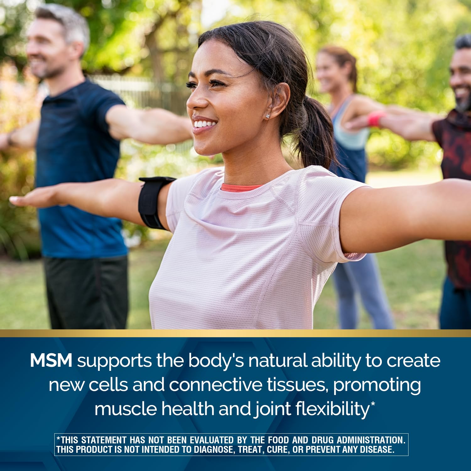 Nature's Wonder tabletas junto a un vaso, preparación para tomar con alimento.