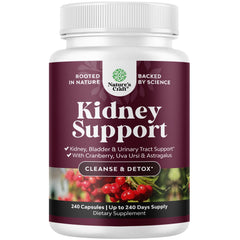 Natures Craft Advanced Kidney Cleanse bottle supports kidney health with herbal potency
